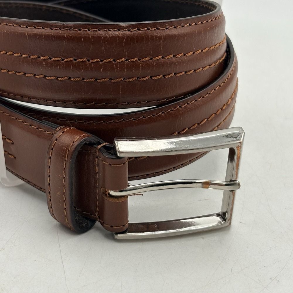 Florsheim FL5018-221 Genuine Leather Belt Brown Size 40 Made In India Mens